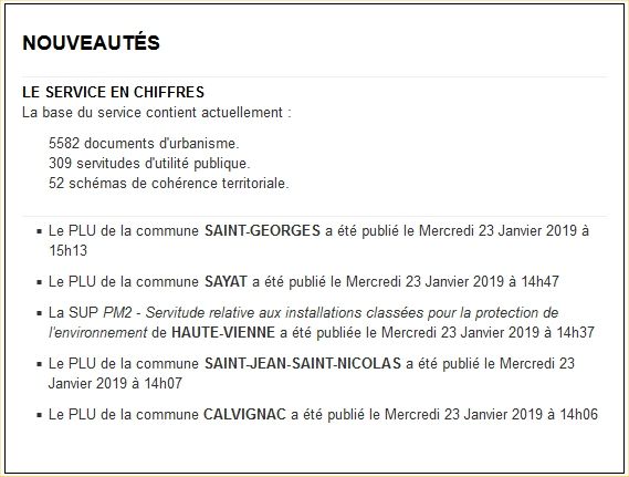 Le GPU et les documents d'urbanisme de Guyane