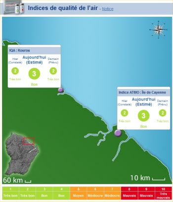 Le partenariat s'élargit avec l'adhésion d'Atmo Guyane